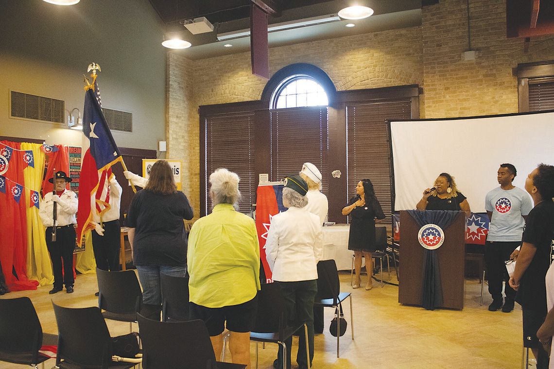 Kyle Area Senior Zone holds Juneteenth Flag Raising ceremony