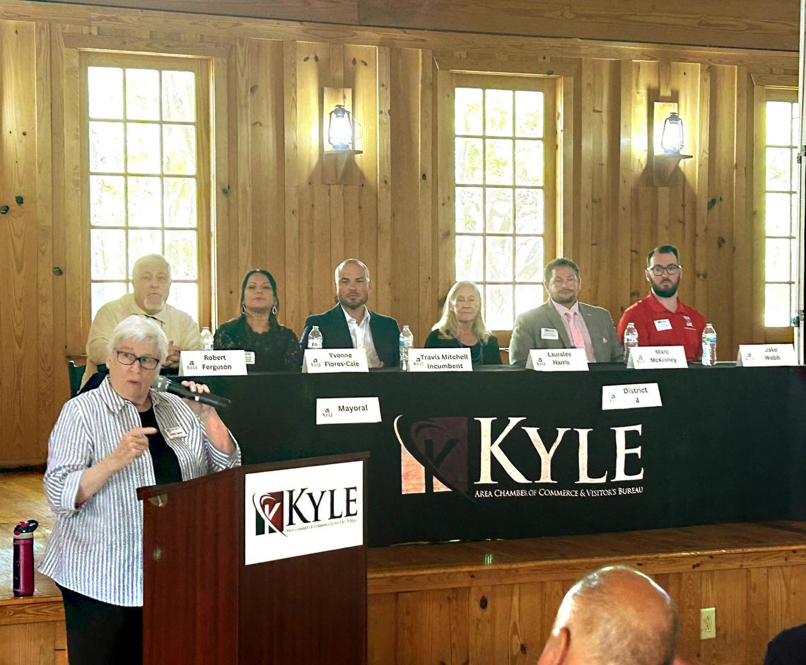 Kyle candidates speak at annual forum Kyle candidates speak at annual forum