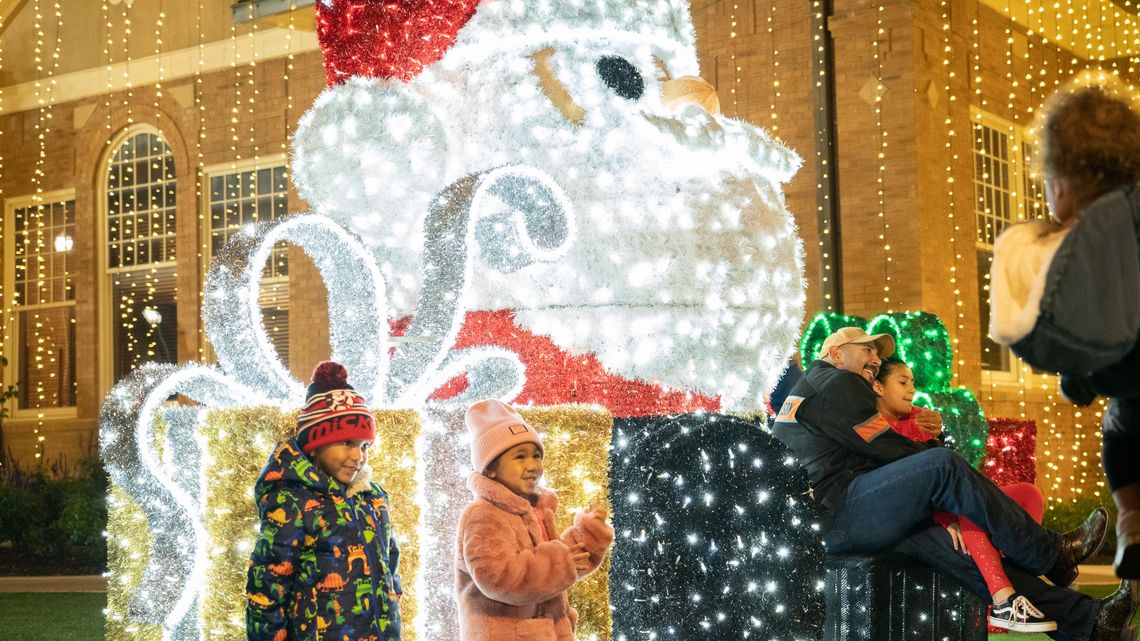 Kyle celebrates Santa’s arrival
