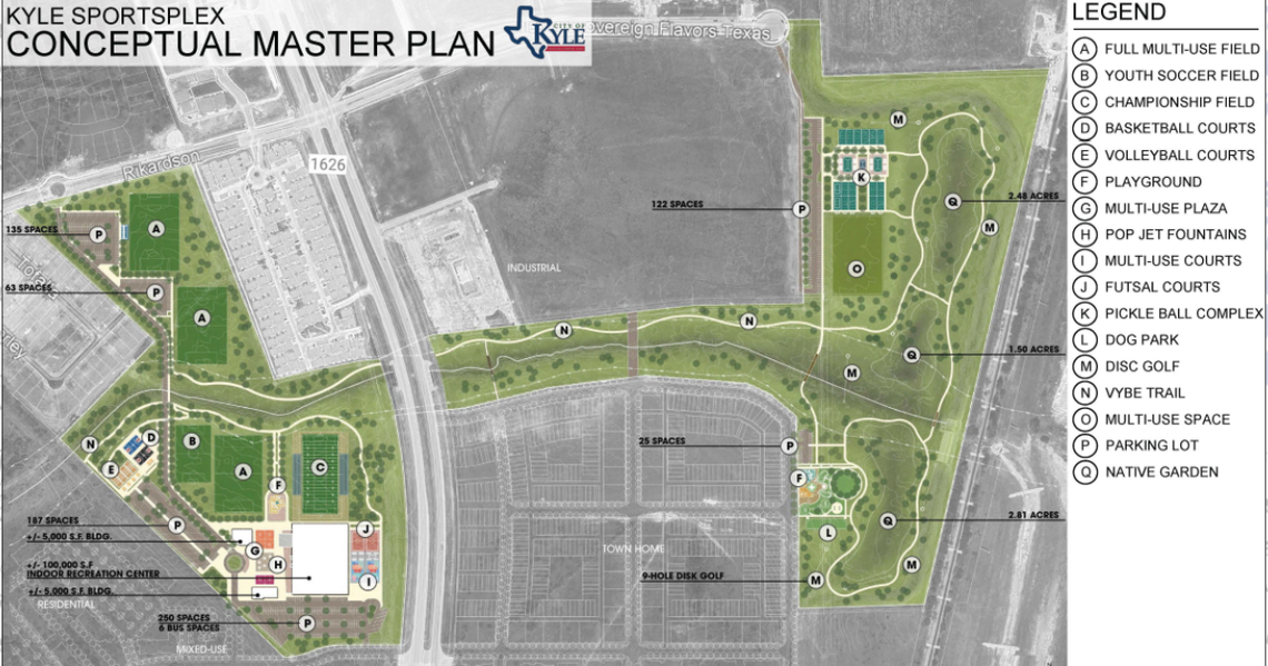 Kyle City Council approves $161 million sportsplex master plan