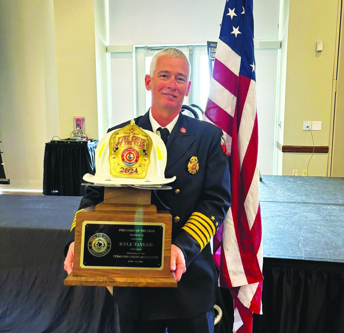 Kyle fire chief receives 2024 Fire Chief of the Year award