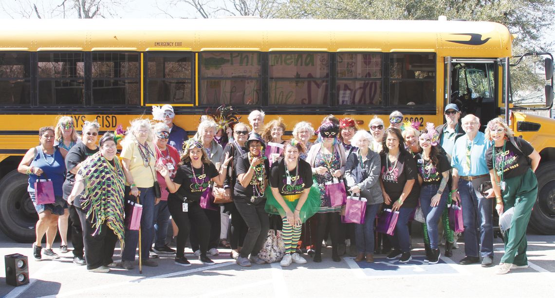 Kyle older adults join Mardi Gras Bus Crawl Kyle older adults join Mardi Gras Bus Crawl