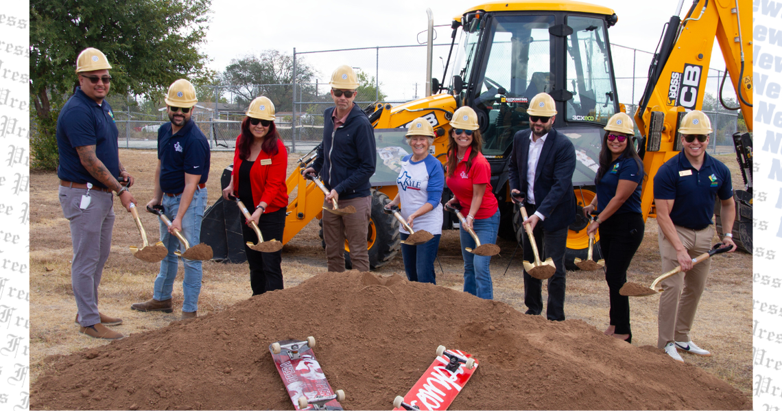 Kyle Parks and Recreation Department shreds ground for All-Wheel Skatepark