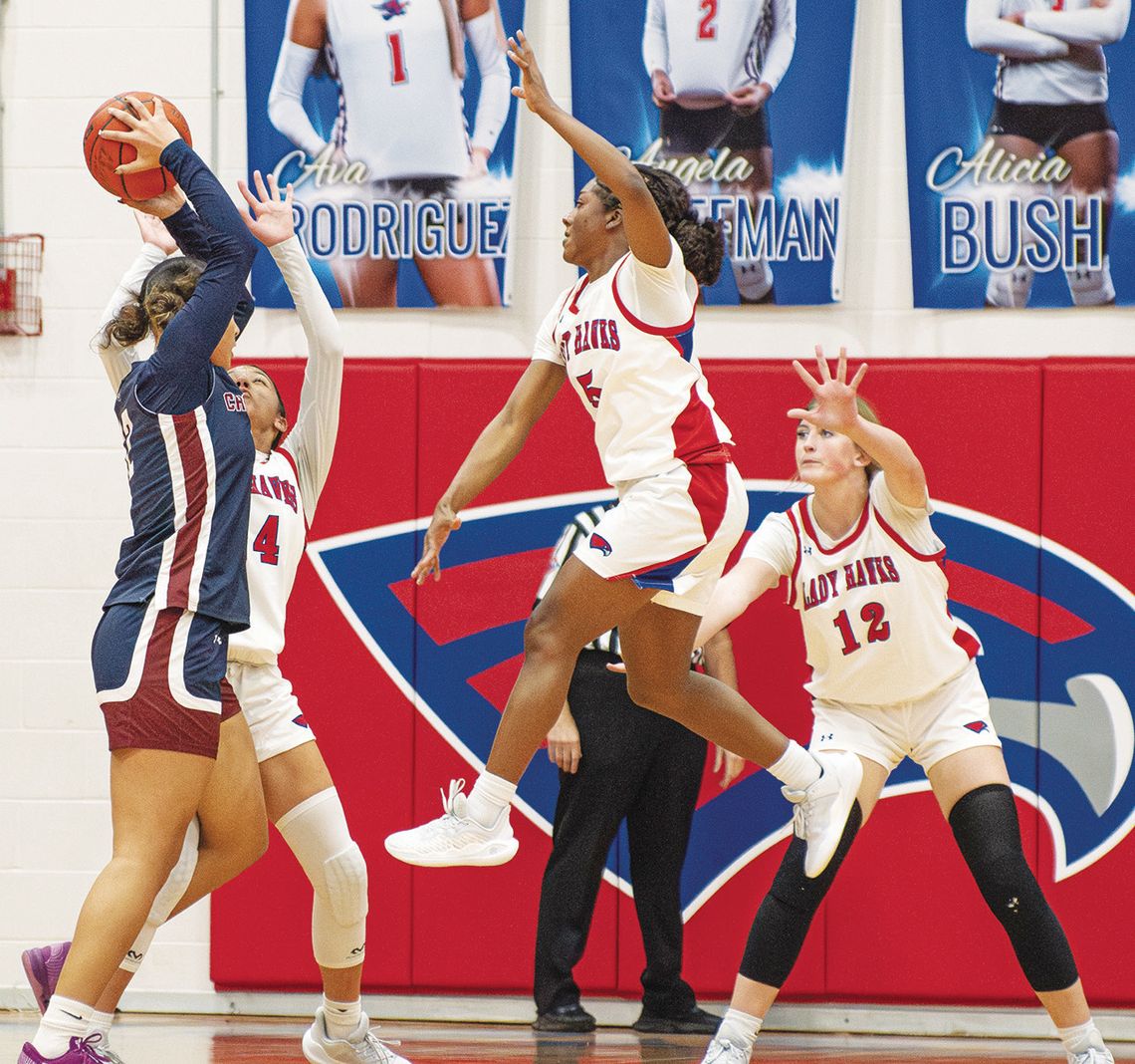 Lady Hawks take down Bobcats
