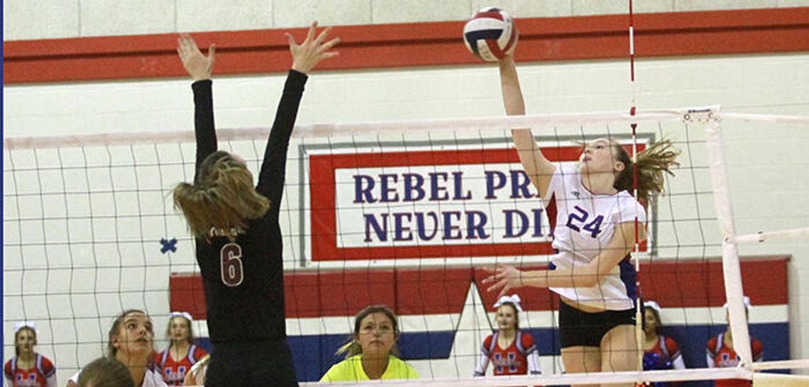 Lady Rebs collar Bulldogs in three