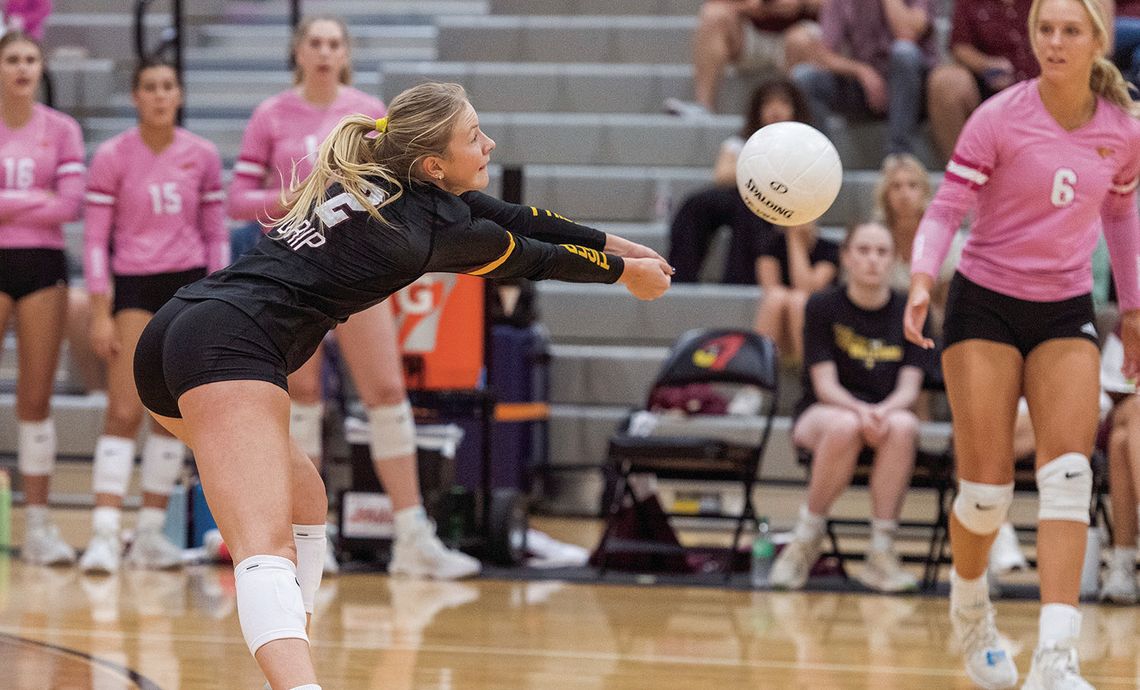 Lady Tigers clinch district volleyball championship
