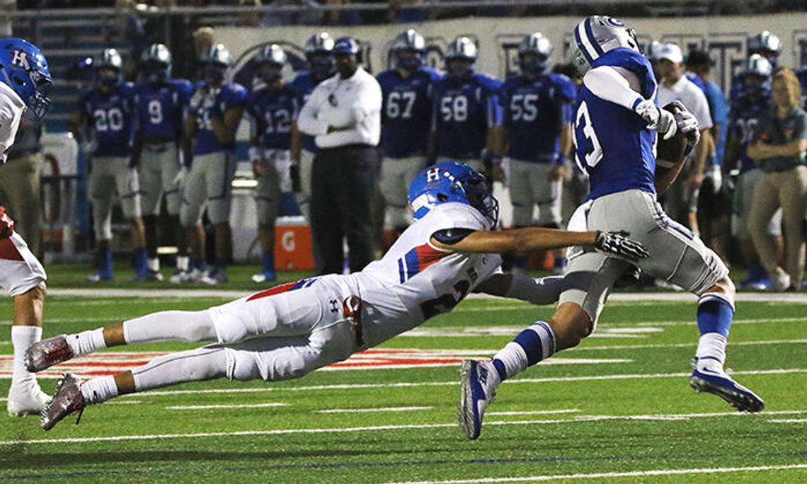 Late scores lift Georgetown past Hays 35-28