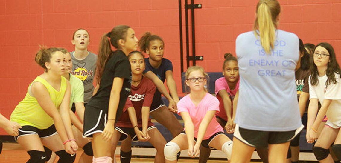 Learning the volleyball basics