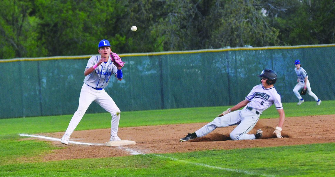 Lehman JV baseball falls to Cedar Park Timberwolves