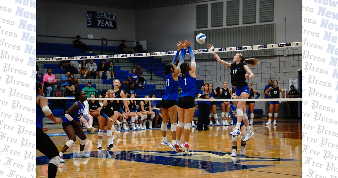 Lehman Lady Lobos fall to New Braunfels Unicorns in 3 sets