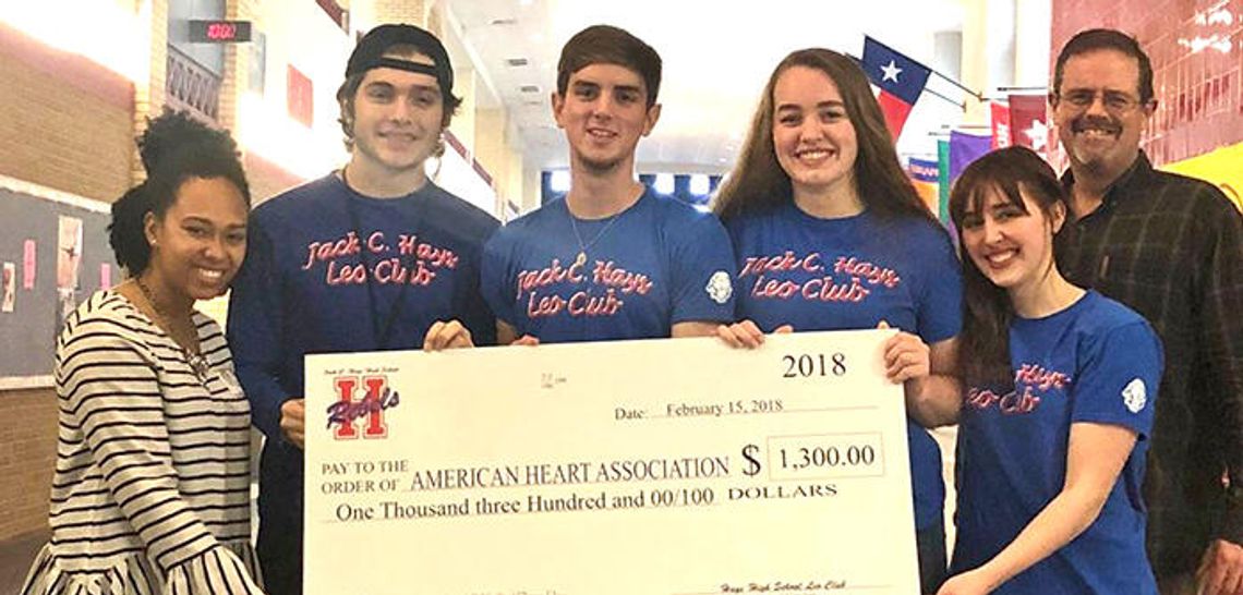 Leos give to American Heart Association