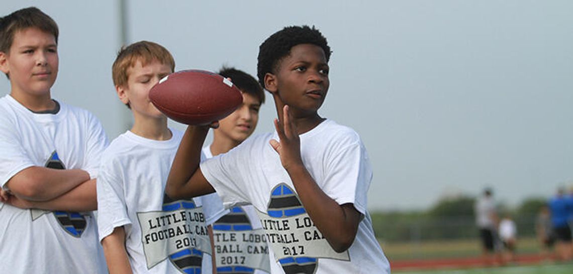 Little Lobos hit the gridiron