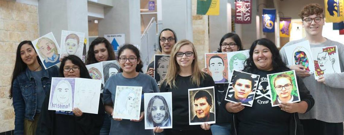 Lobos make art for orphans