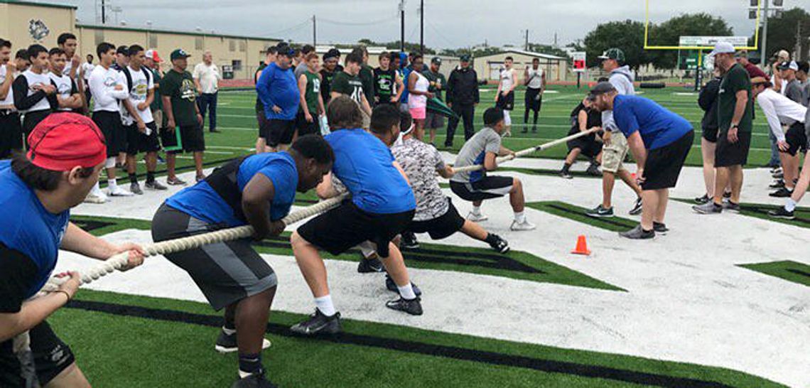 Lobos take on Lineman Challenge Lobos take on Lineman Challenge