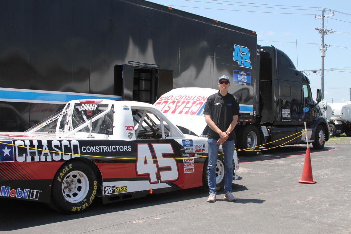 Locals meet Nascar truck team in Buda  