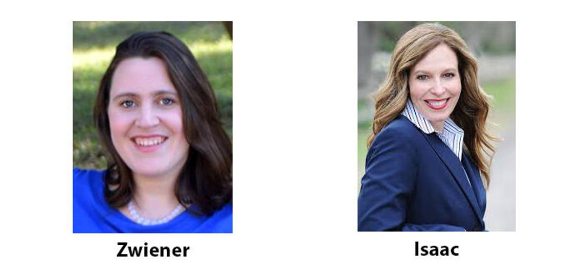 LWV Forum: Incumbent State Rep Zwiener meets with challenger Isaac