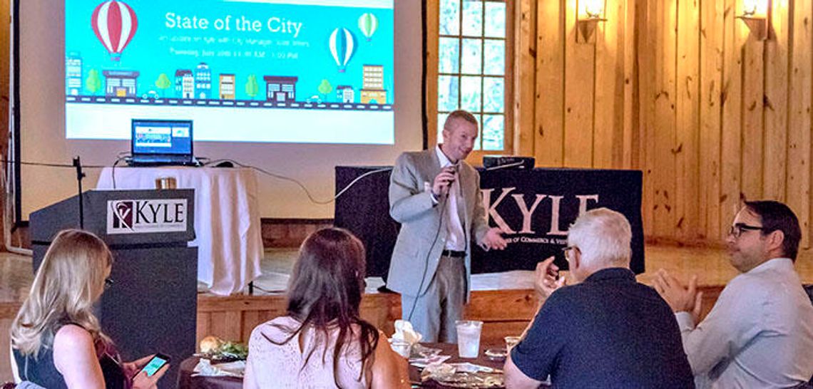 Mitigating growing pains key in Kyle leader’s annual address
