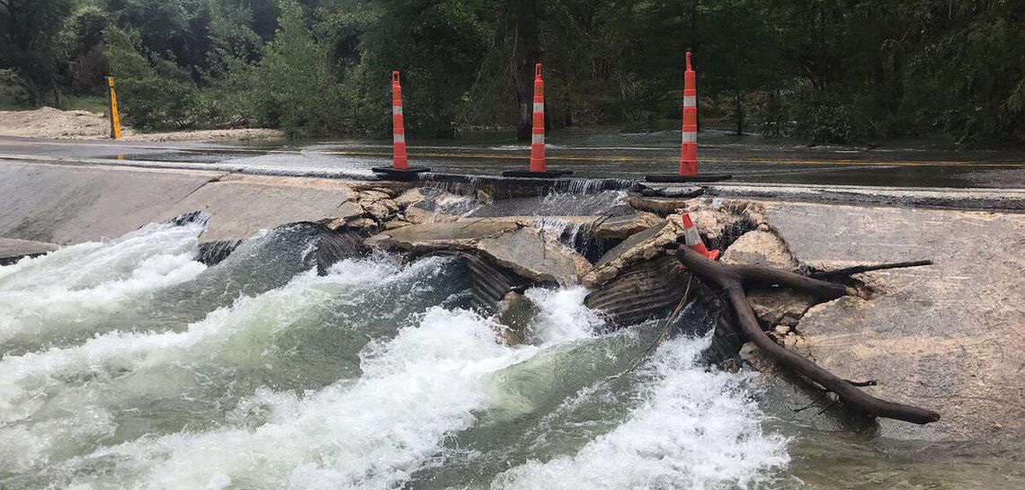 Officials close RM 150 at Onion Creek crossings