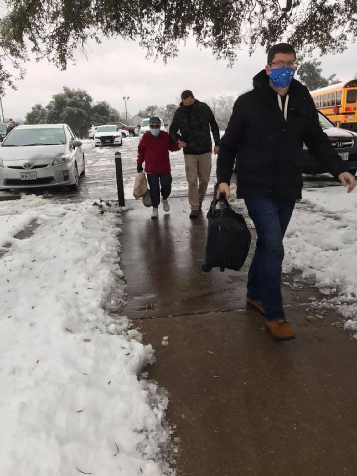 Older adults rushed out of flooded apartments