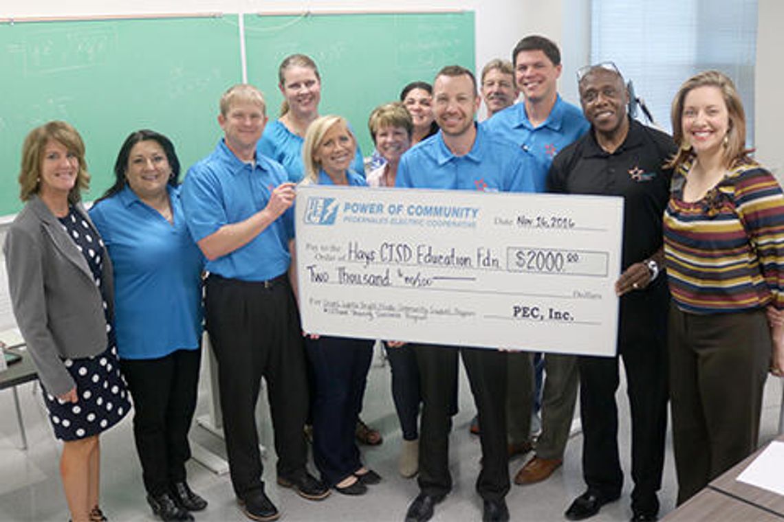 PEC shows support for Hays CISD Ed Foundation
