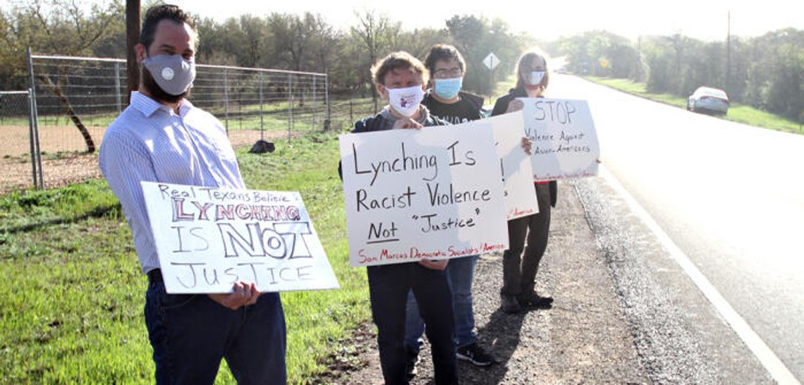 Protestors take a stand against Rep. Roy’s lynching comment