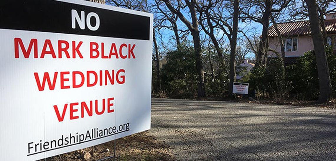 Protests grow as wedding venue set to open in residential area