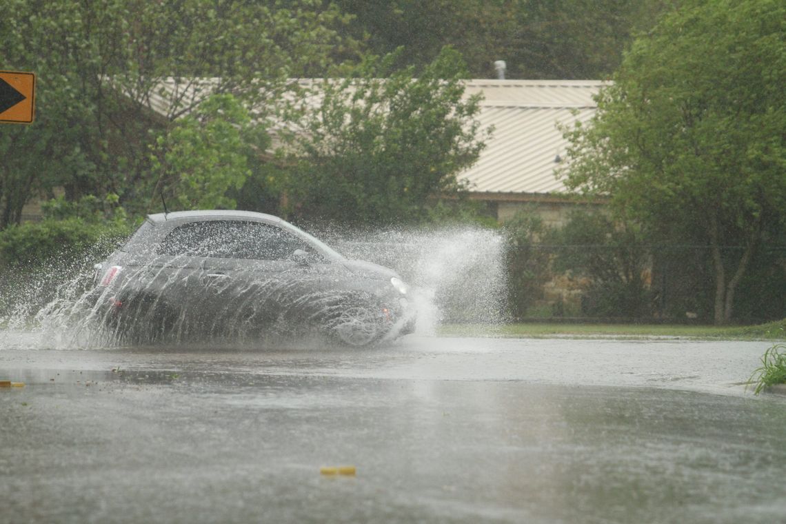 Rains from Harvey close several area roads