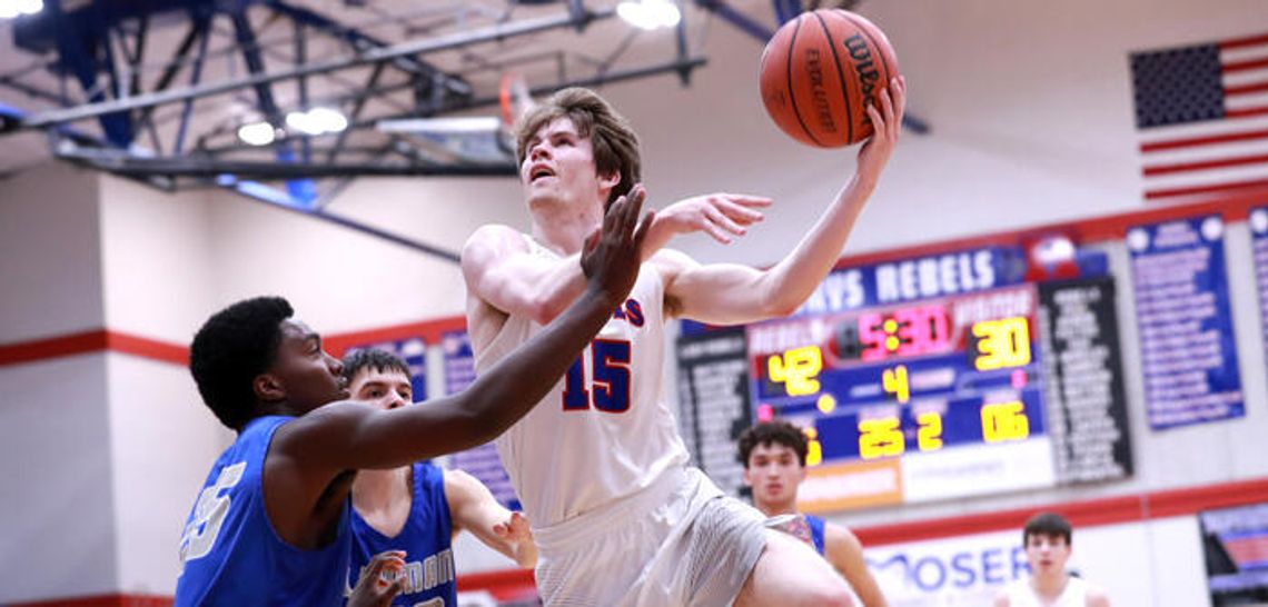Rebel boys baskeball tops Lehman 54-36
