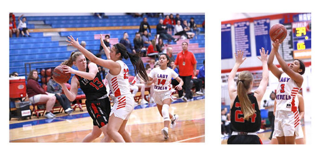 Rebel girls hoops notch first district win of the season Rebel girls hoops notch first district win of the season
