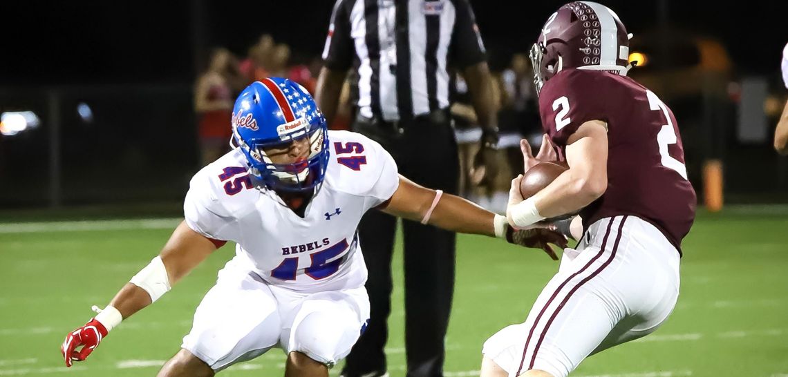 Rebel hold ’em  Late stop lifts Hays past Austin Maroons to stay undefeated