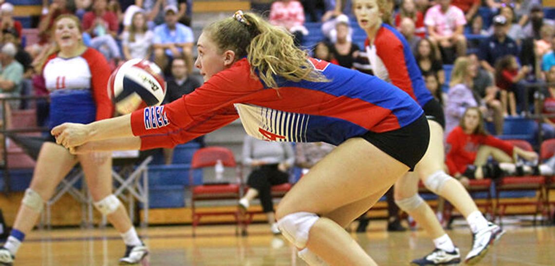 Rebel volleyball falls to Bowie in four sets