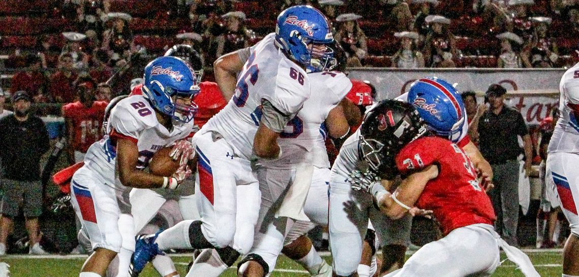 Rebs stun Bowie in 35-28 shootout