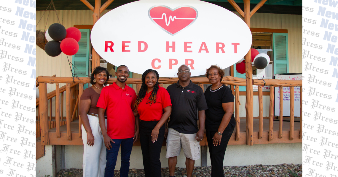 Red Heart CPR cuts ribbon with Greater Buda Chamber of Commerce Red Heart CPR cuts ribbon with Greater Buda Chamber of Commerce