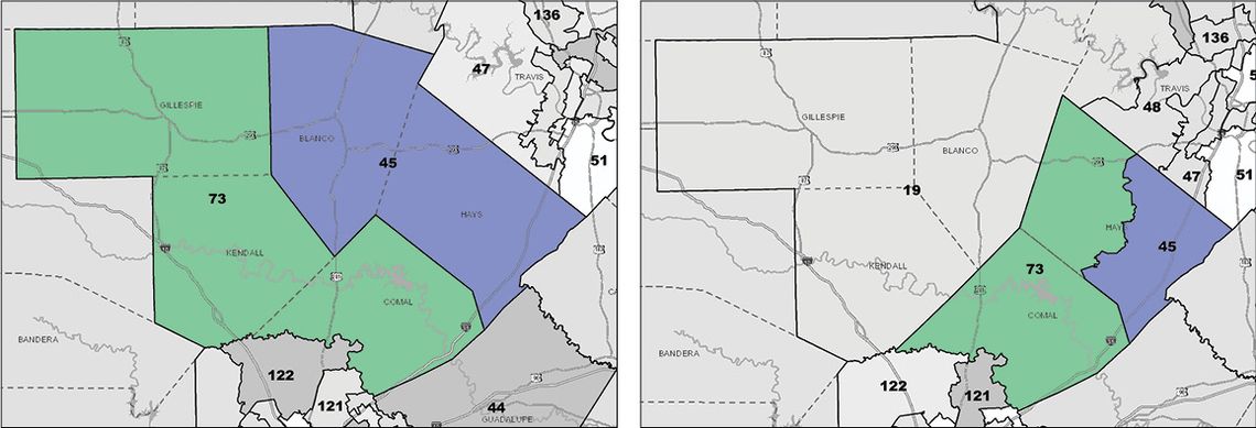 Redistricting map would split Hays County 