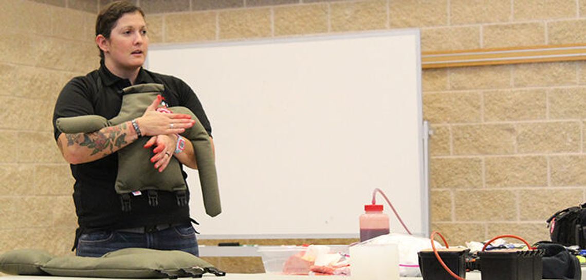 Residents learn survival skills
