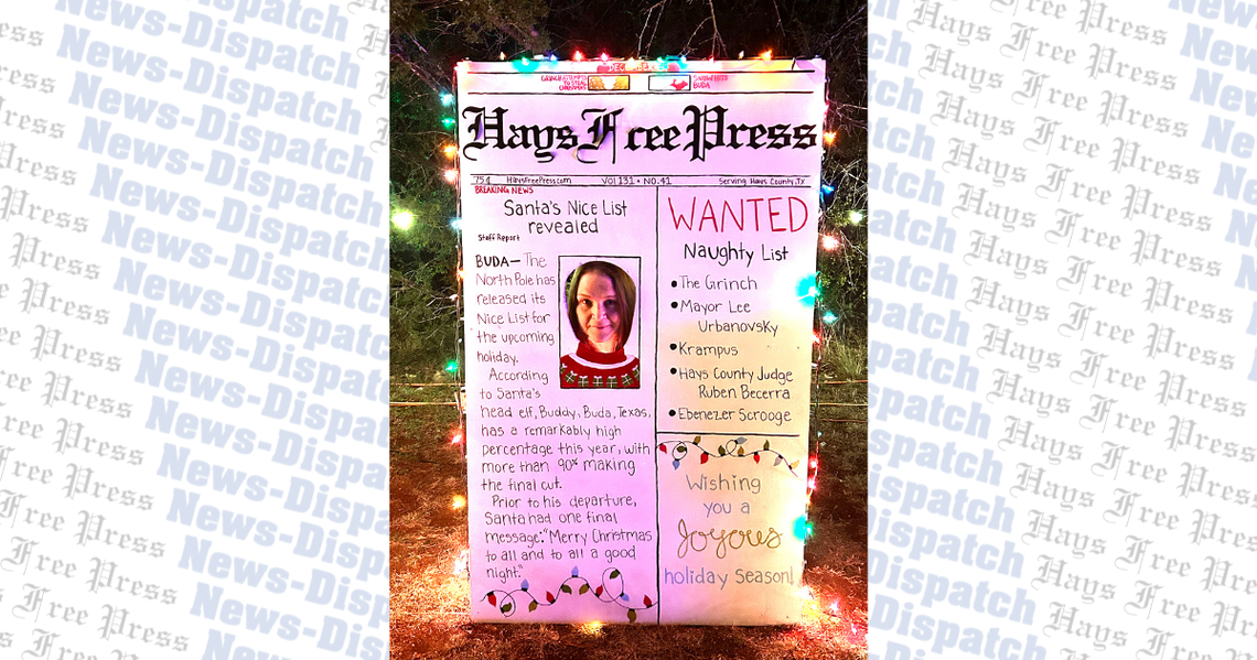 Residents participate in the Hays Free Press light display in Buda Residents participate in the Hays Free Press light display in Buda