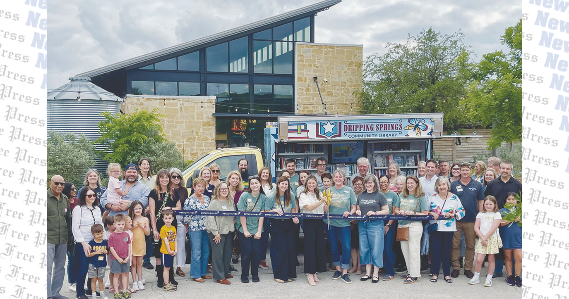 Ribbon cut on Dripping Springs Library of Wheels