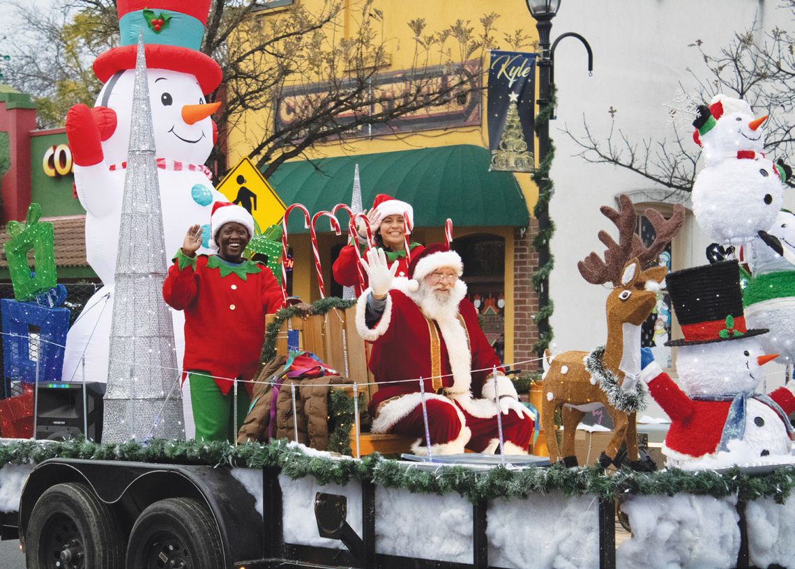 Santa brings cheer, Grinch instills fear