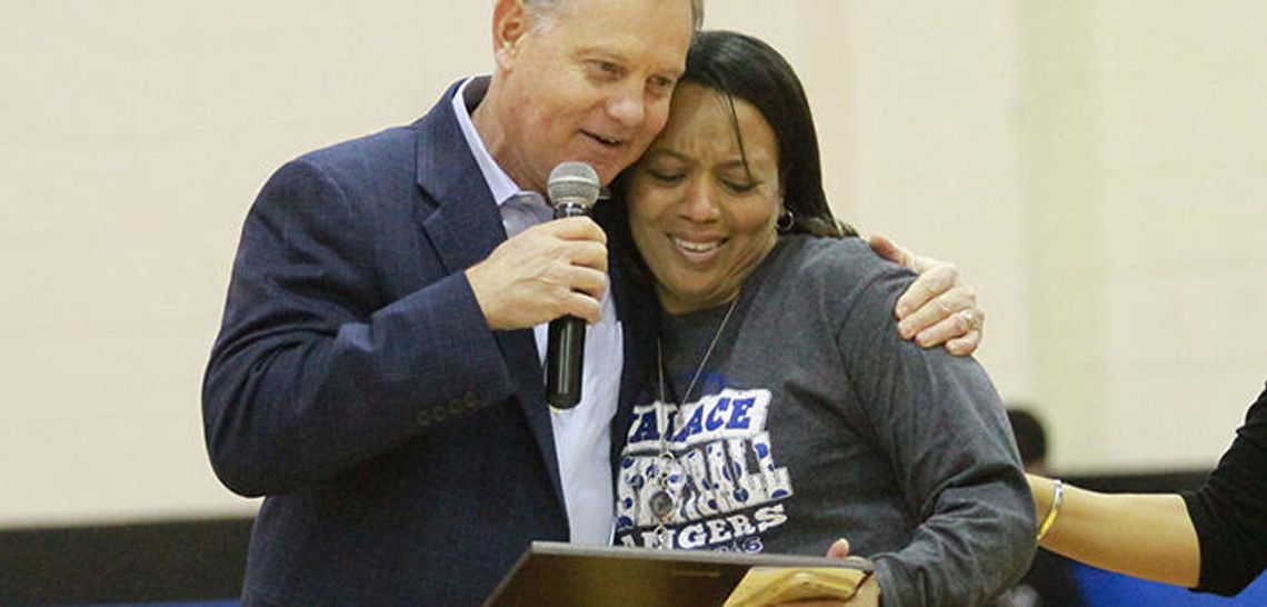 Saving grace: Wallace teacher awarded for aiding choking student