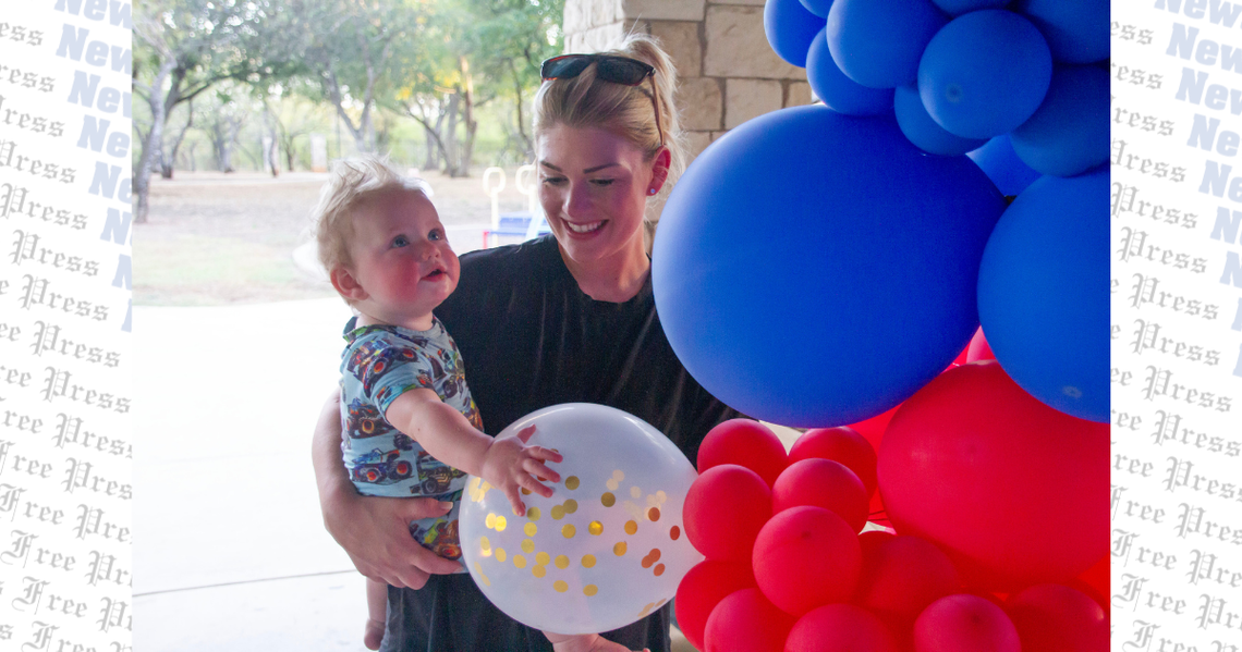 Scenes from National Night Out in Buda
