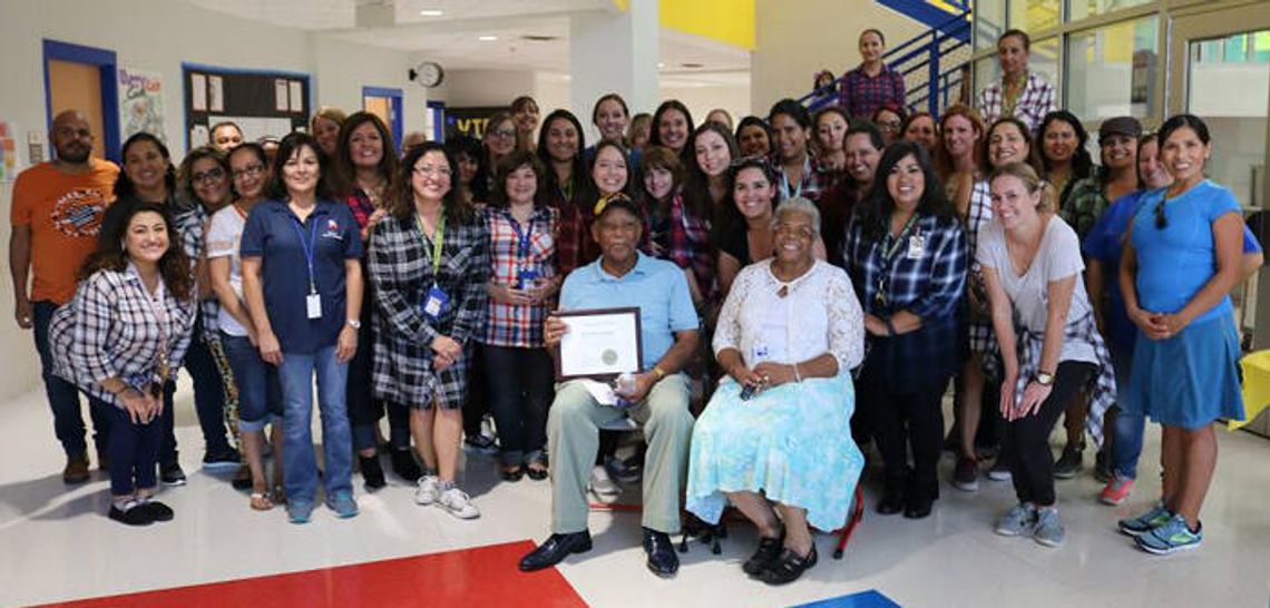 Science Hall honors longtime crossing guard