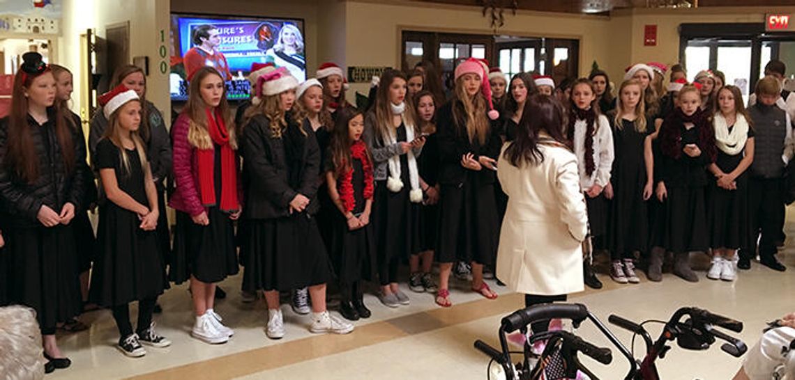 Singing Tigers spread holiday cheer