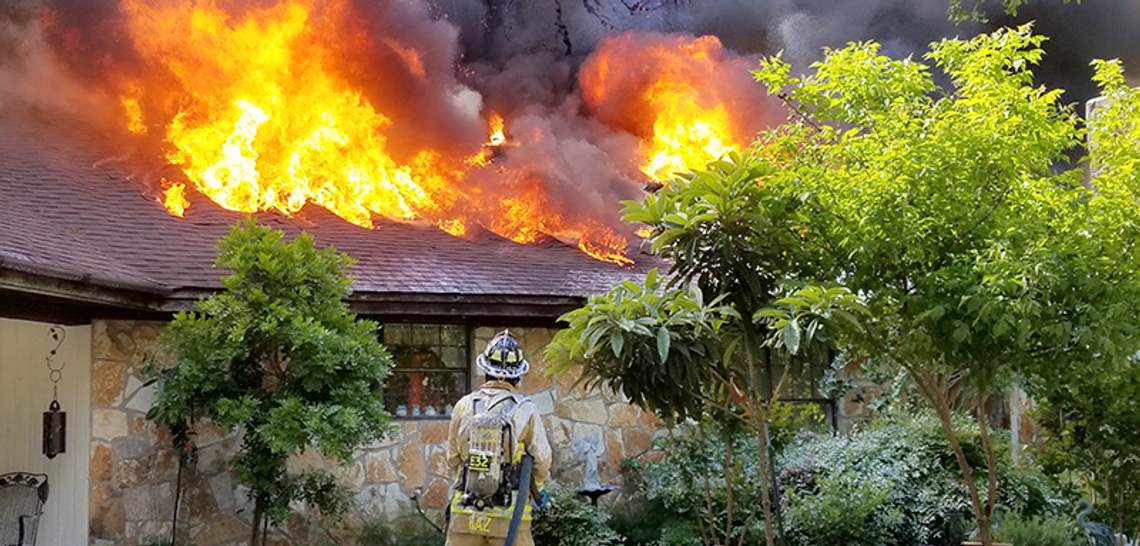 Structure fire near Uhland ruled accidental