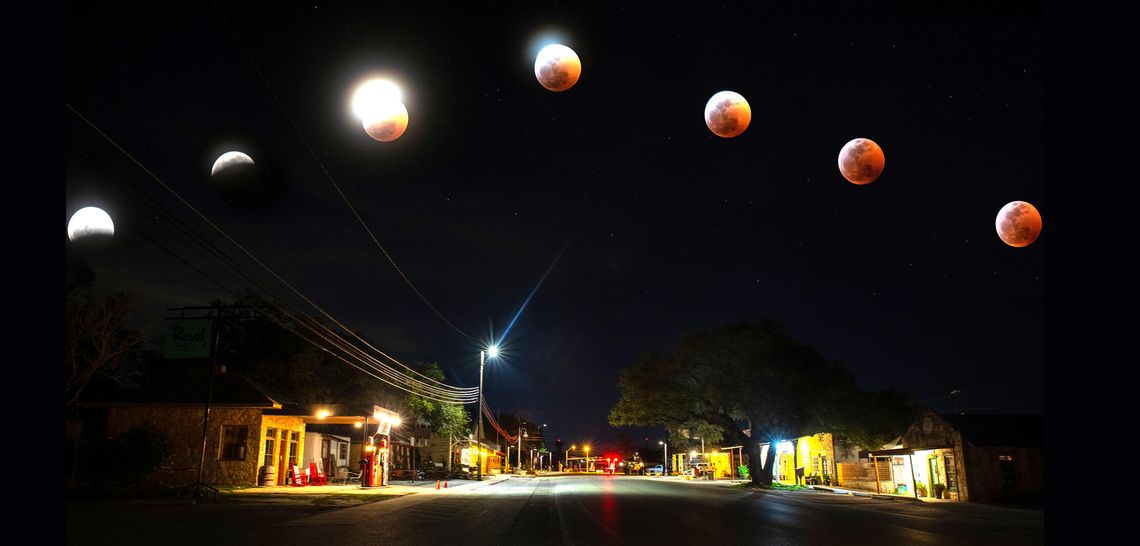 Super Blood Wolf Moon over Mercer Super Blood Wolf Moon over Mercer
