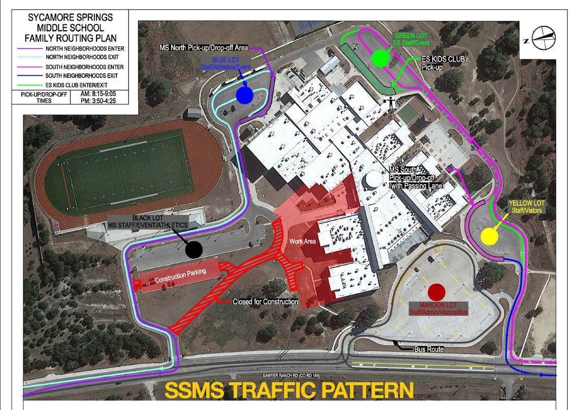 Sycamore Springs schools to undergo traffic pattern changes Sycamore Springs schools to undergo traffic pattern changes