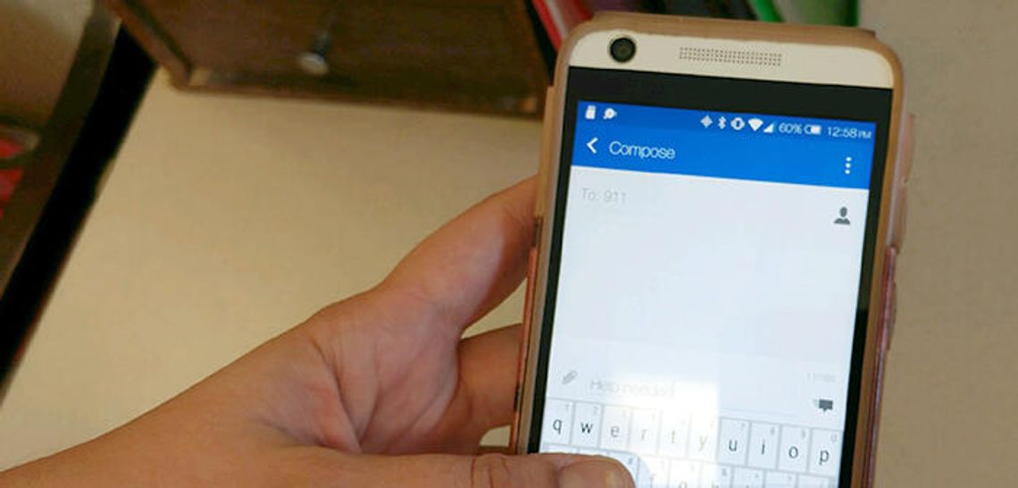 Text 911: Emergency help a tap away with new service