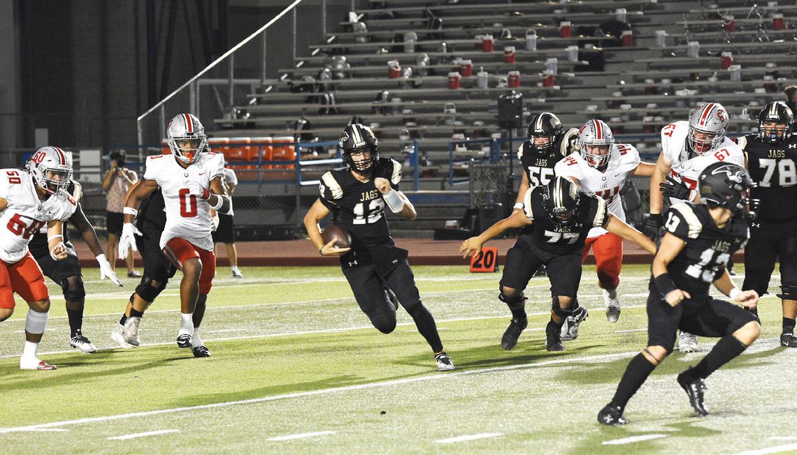 The Johnson High School Jaguars bucked by the Lake Belton Broncos The Johnson High School Jaguars bucked by the Lake Belton Broncos