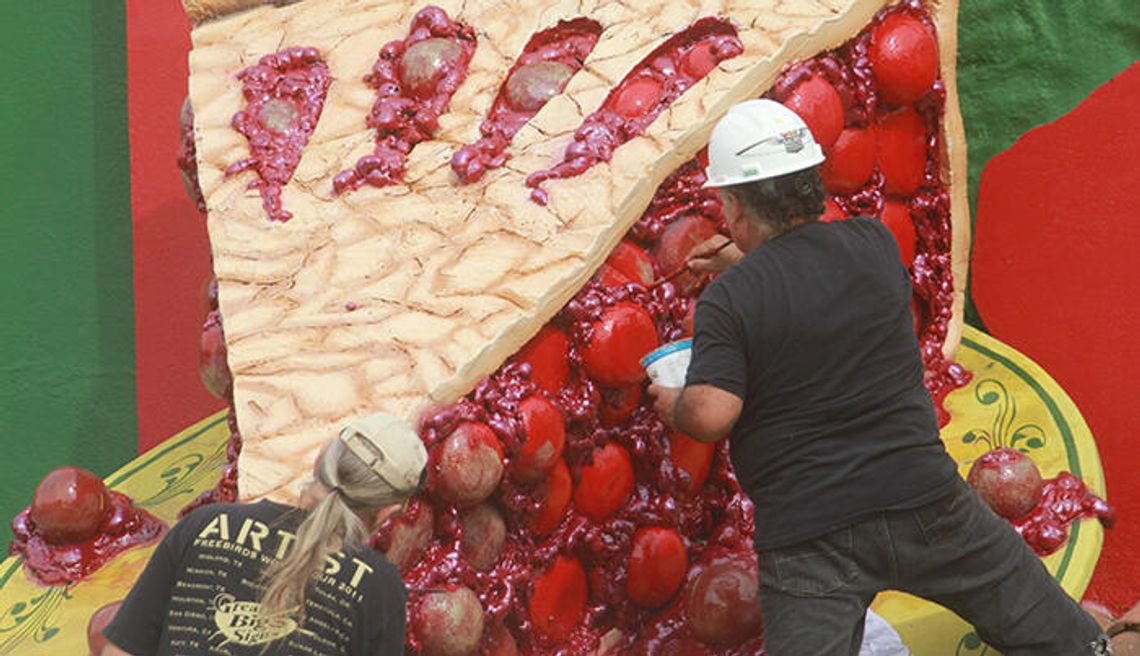 The reddening of the cherries