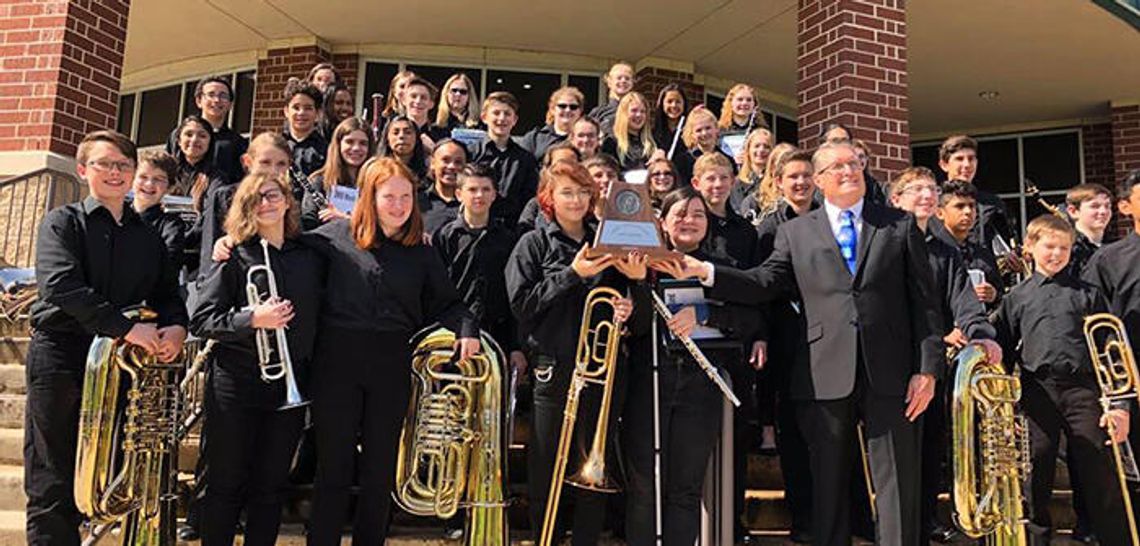 Three HCISD middle school bands earn sweepstakes