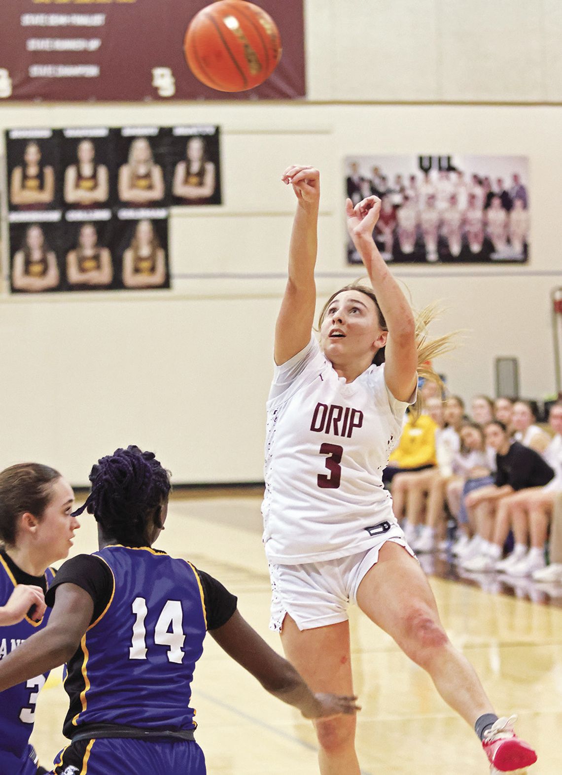 Threes rain down for Collins, Lady Tigers